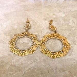 LK earrings Swarovski crystals​‎​​​​​​​​